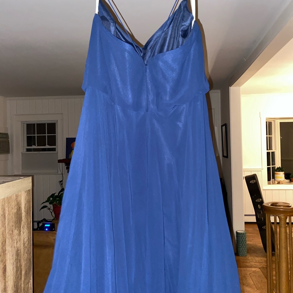 Jenny Yoo Inesse Dress Navy - Picture 2 of 7